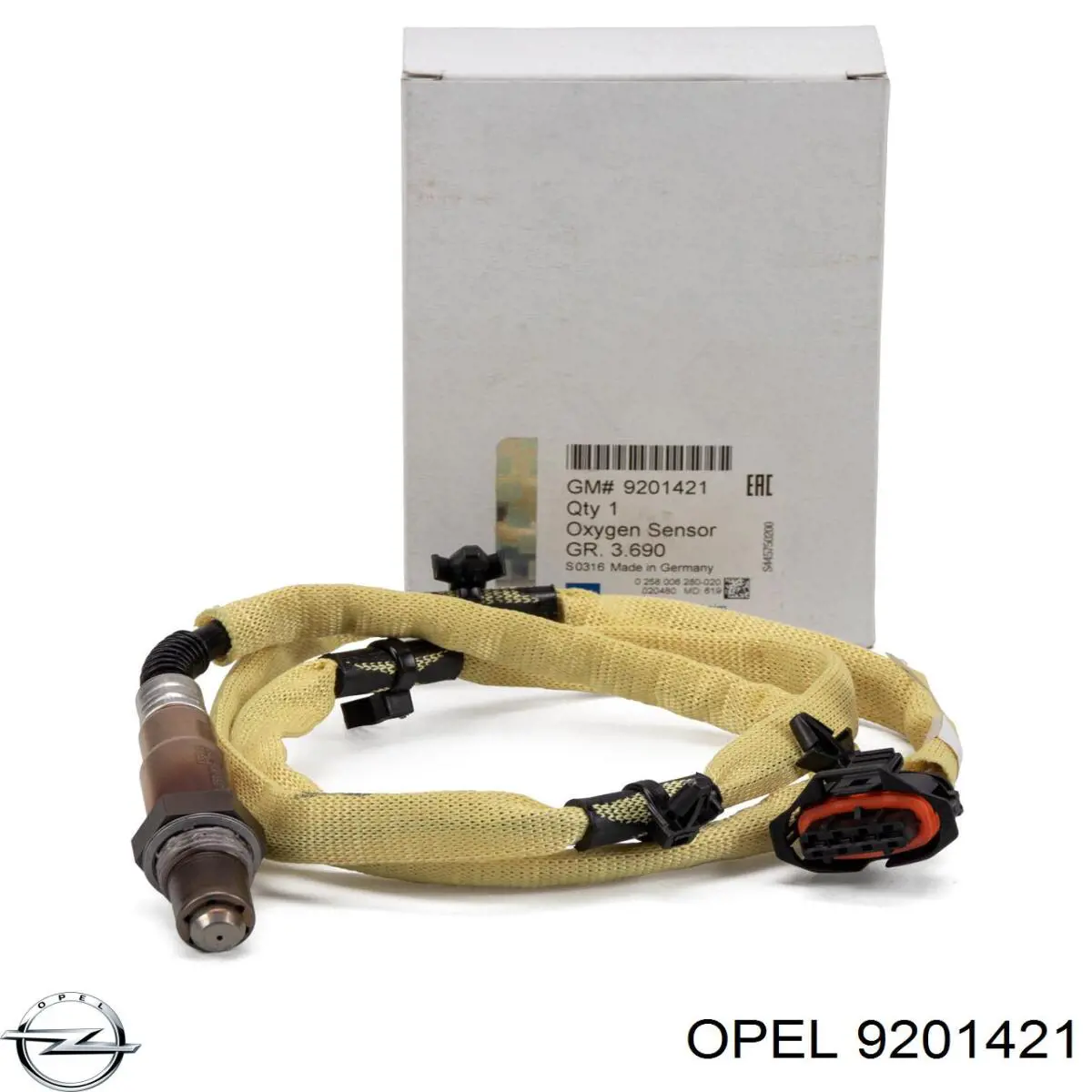 9201421 Opel лямбда-зонд, датчик кислорода до катализатора