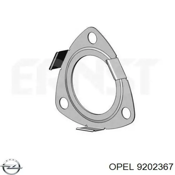 9202367 Opel прокладка глушителя