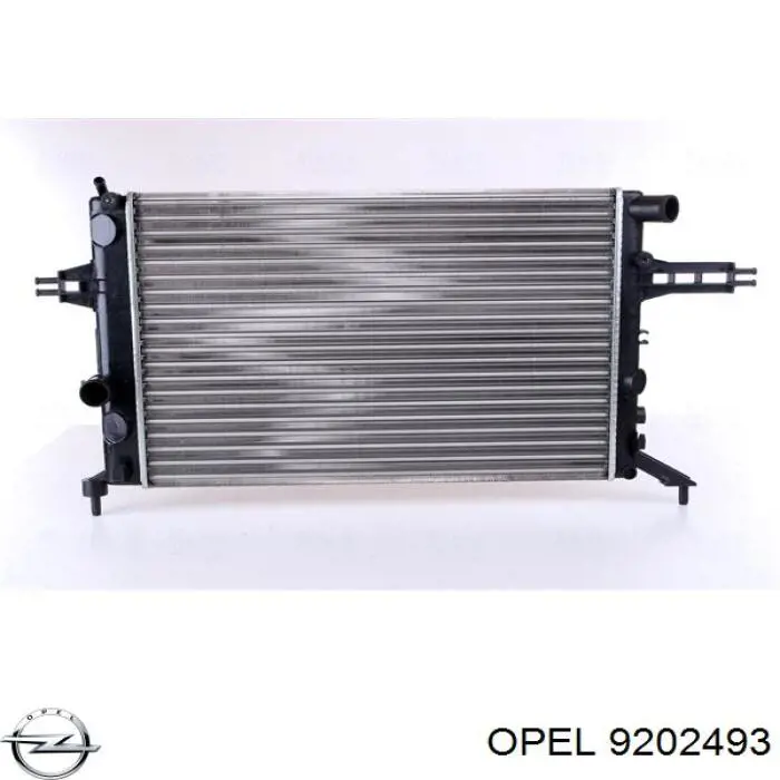 9202493 Opel радиатор
