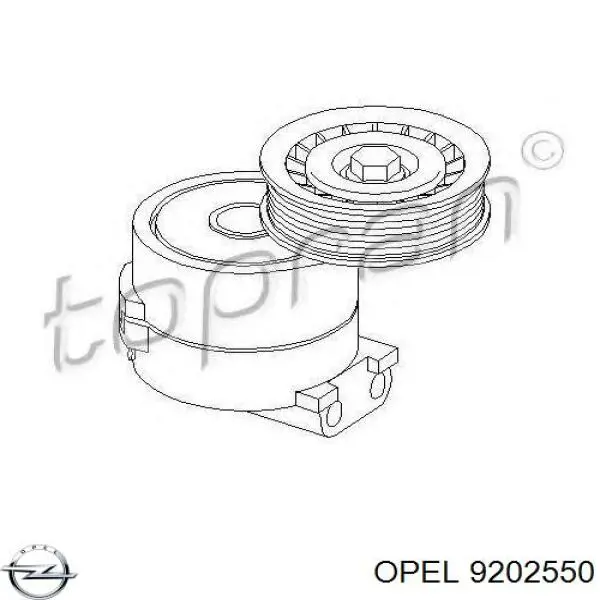 Натяжитель приводного ремня 9202550 Opel