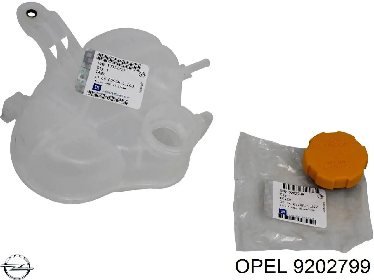 9202799 Opel крышка (пробка расширительного бачка)