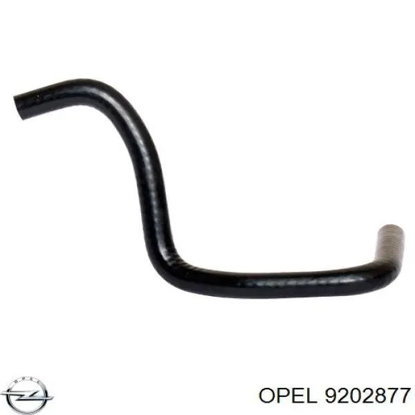 9202877 Opel Патрубок радиатора охлаждения нижний