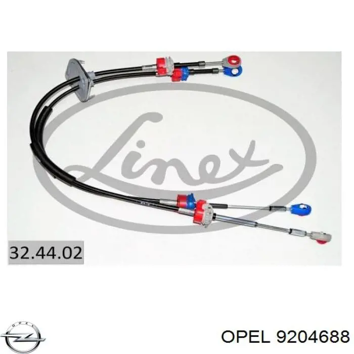 Трос КПП 324402 Linex