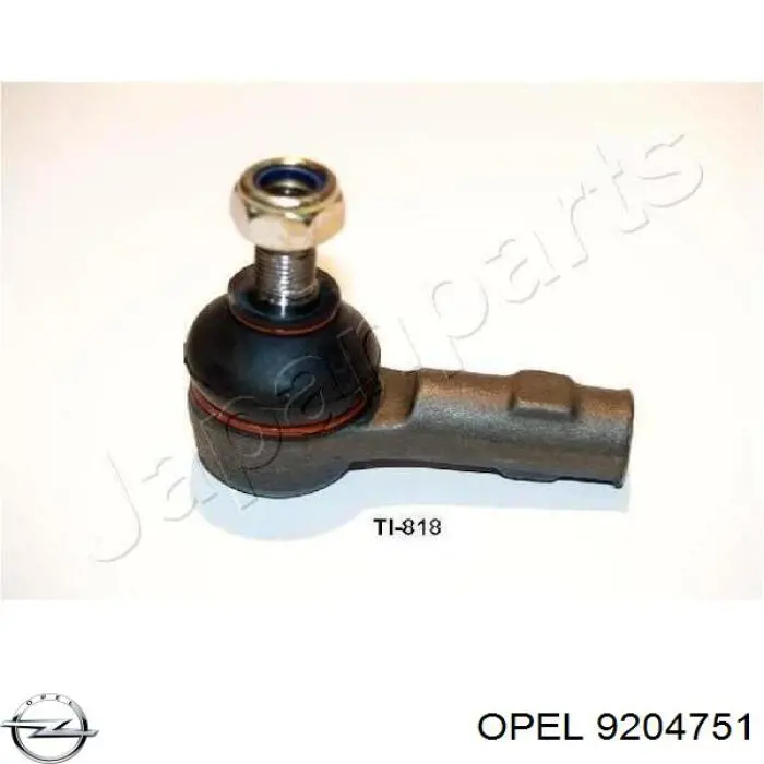 Рулевой наконечник 9204751 Opel