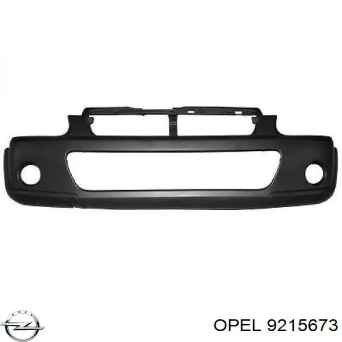 9215673 Opel pára-choque dianteiro