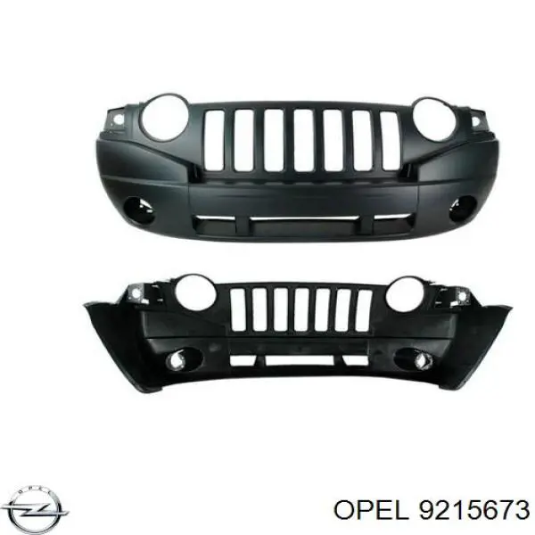 Купить 9215673 Opel Буфер (бампер) передний