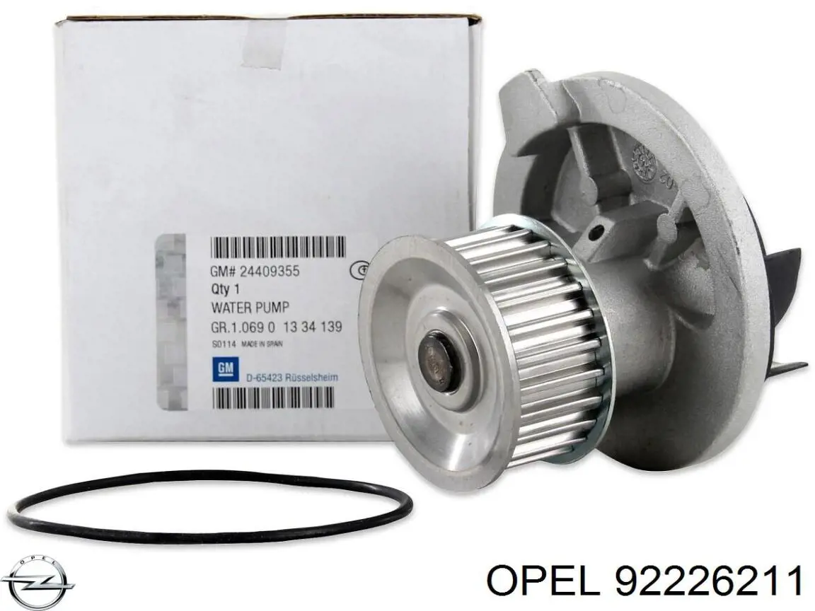 Помпа охлаждения Opel 92226211 цена, от 25.29 USD