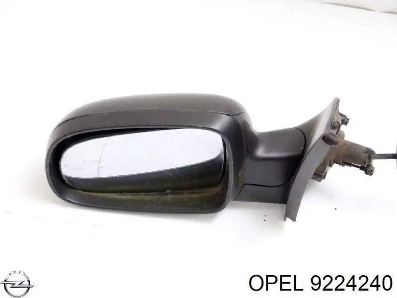 9224240 Opel Зеркальный элемент левого зеркала заднего вида