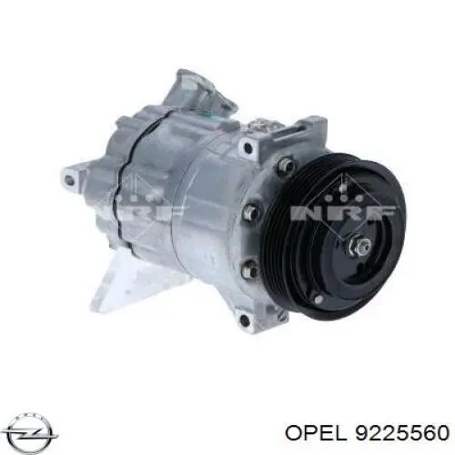 Компрессор системы кондиционирования Opel 9225560 цена, от 150.17 USD