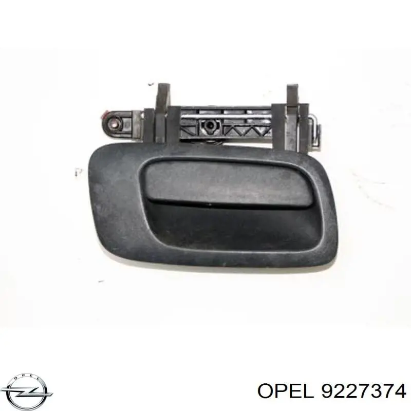 9227374 Opel maçaneta externa dianteira/traseira da porta direita