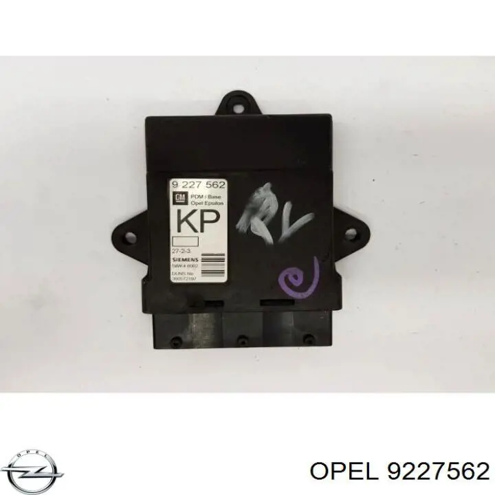 9227562 Opel 