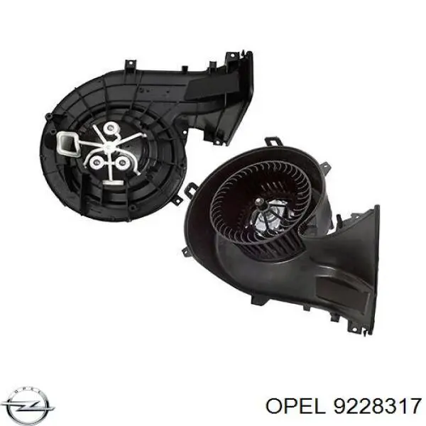 Мотор вентилятора печки (отопителя салона) Opel 9228317 цена, от 85.43 USD