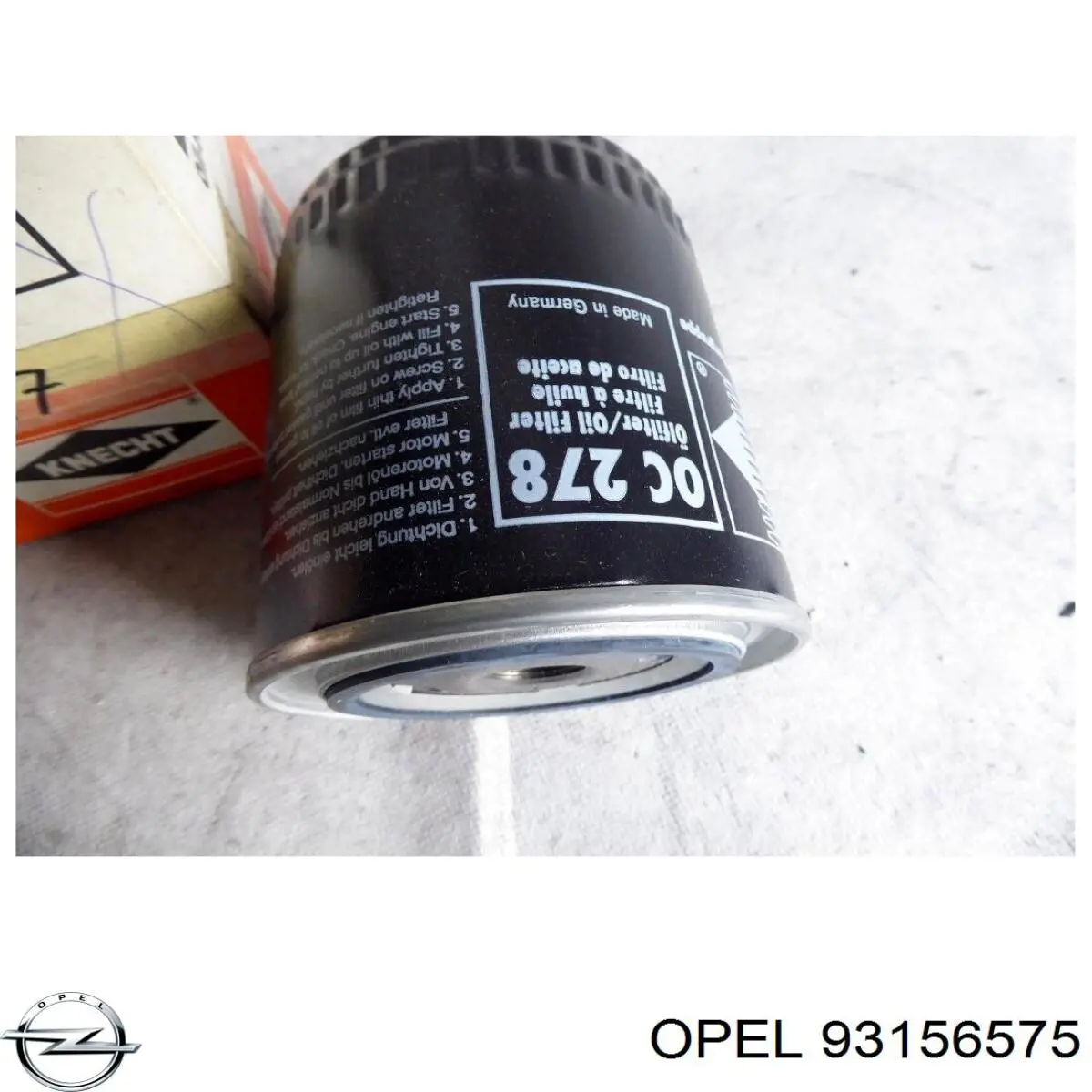 Фильтр очистки масла центробежный Opel 93156575 цена, от 4.87 USD