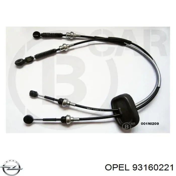 93160221 Opel cabo de mudança duplo