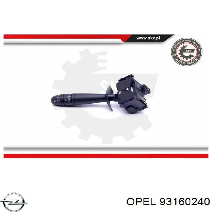 Переключатель подрулевой, левый Opel 93160240 цена, от 23.29 USD