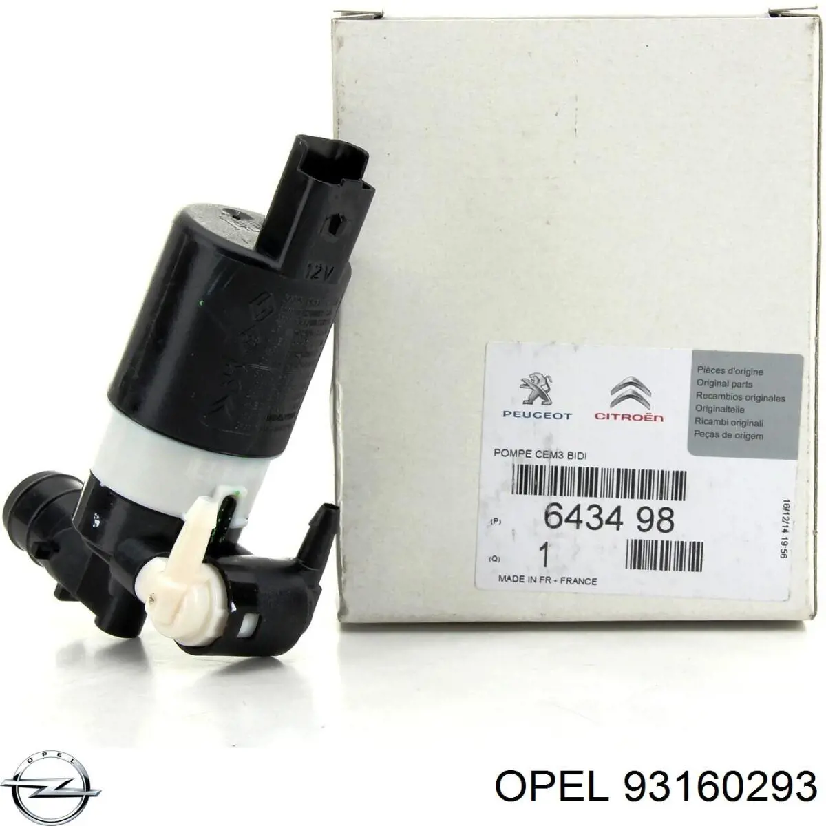 Насос омывателя Opel 93160293