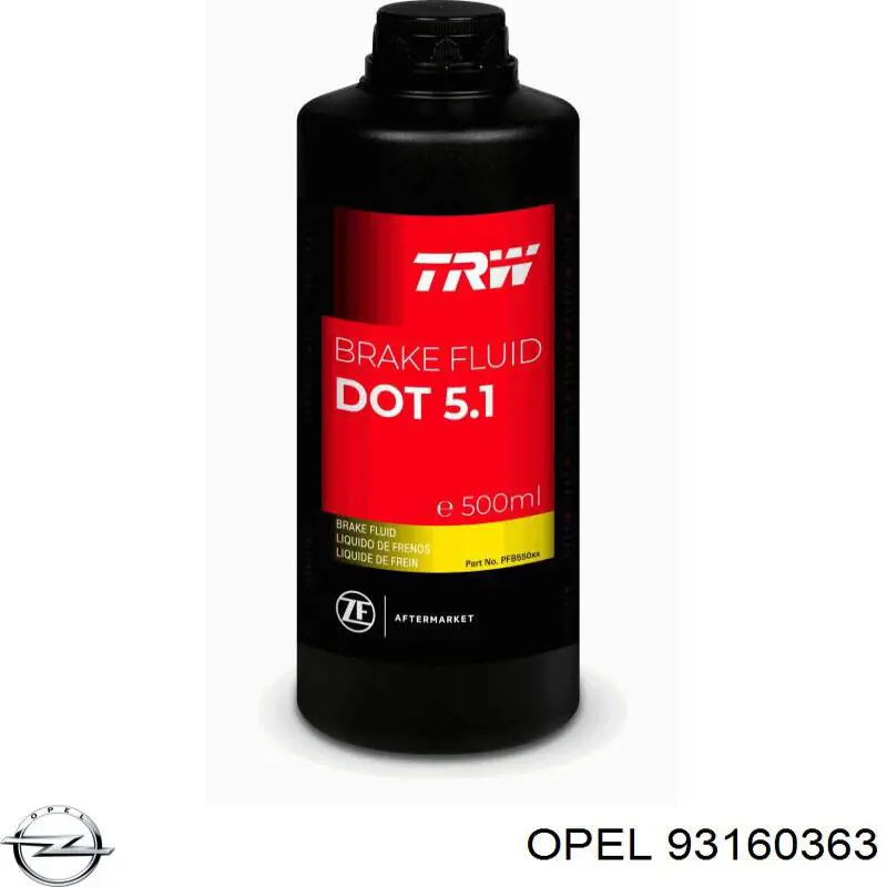 Жидкость тормозная Opel (93160363)