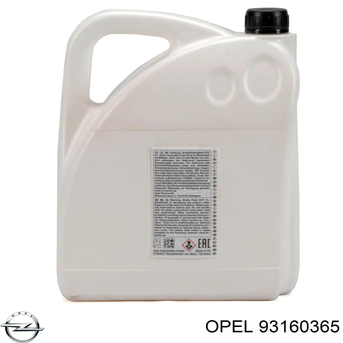 93160365 Opel Жидкость для тормозной системы