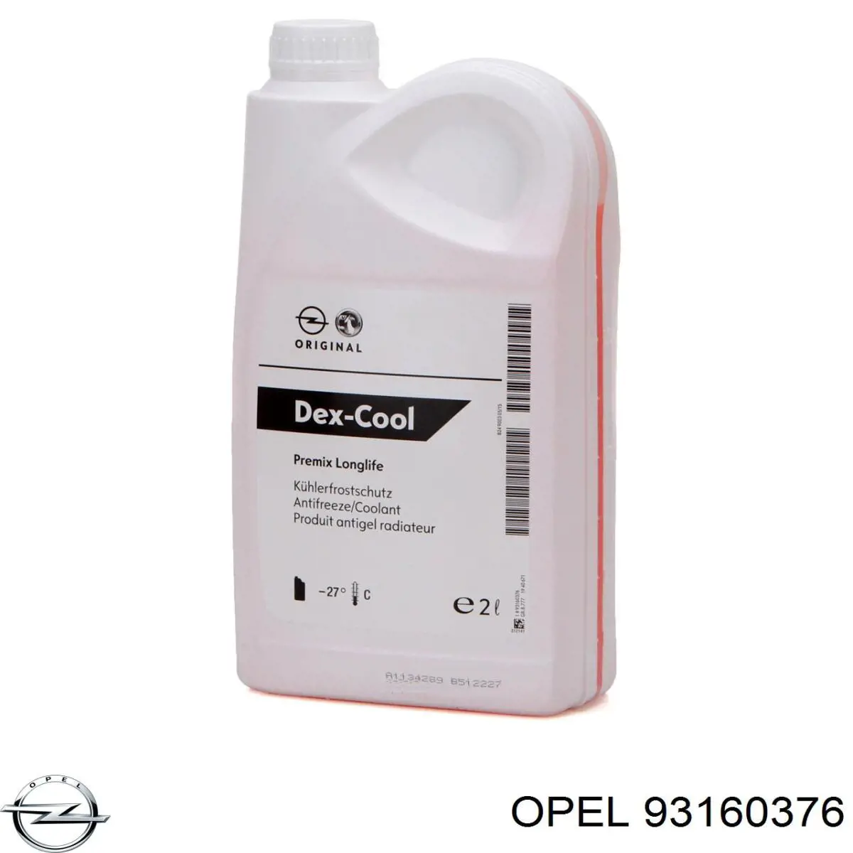 Купить 93160376 Opel Антифриз универсальный