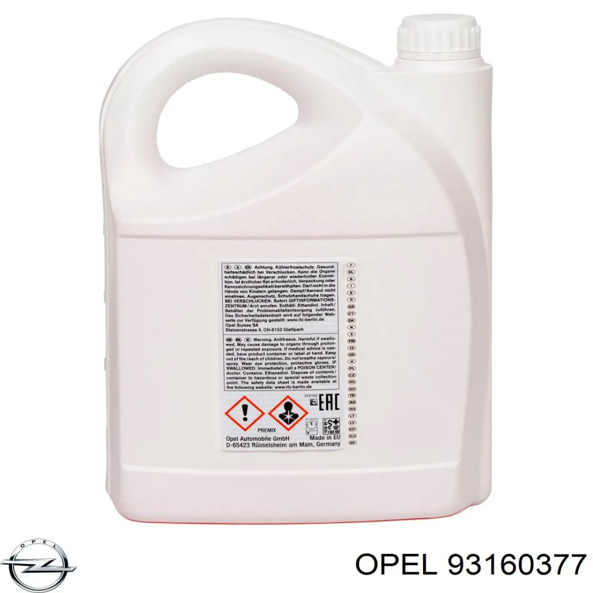 93160377 Opel Охлаждающаяя жидкость