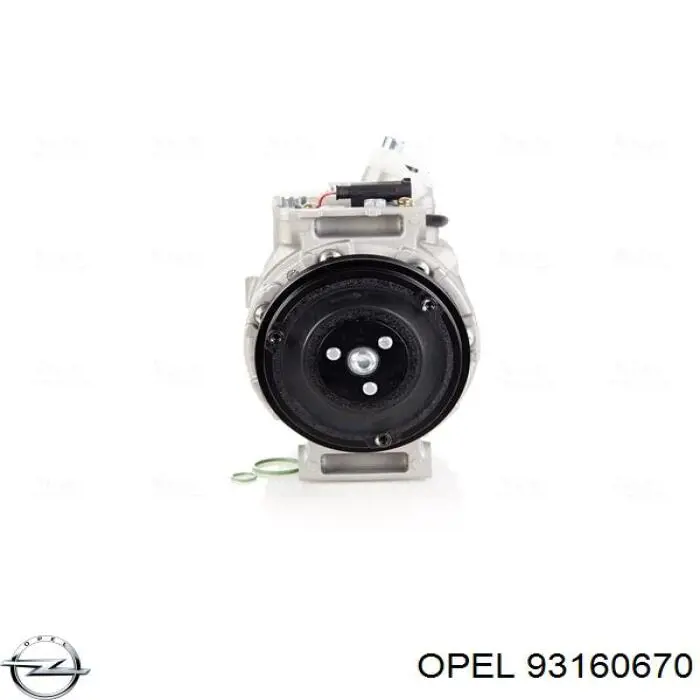 Компрессор системы кондиционирования Opel 93160670 цена, от 191.93 USD