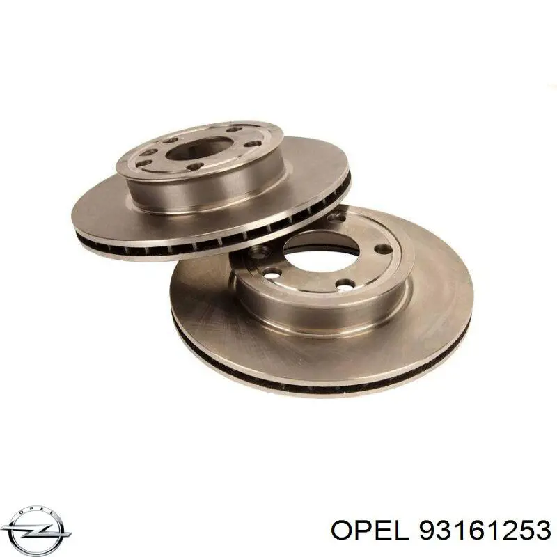 Передний тормозной диск Opel 93161253