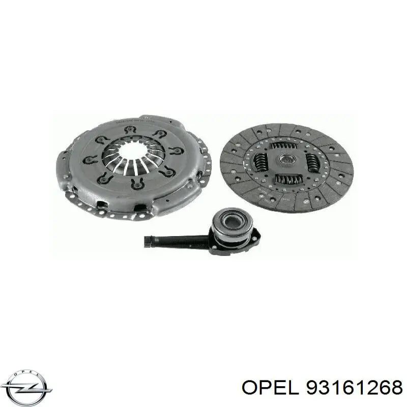 Комплект сцепления (3 части) Opel 93161268 цена, от 227.71 USD