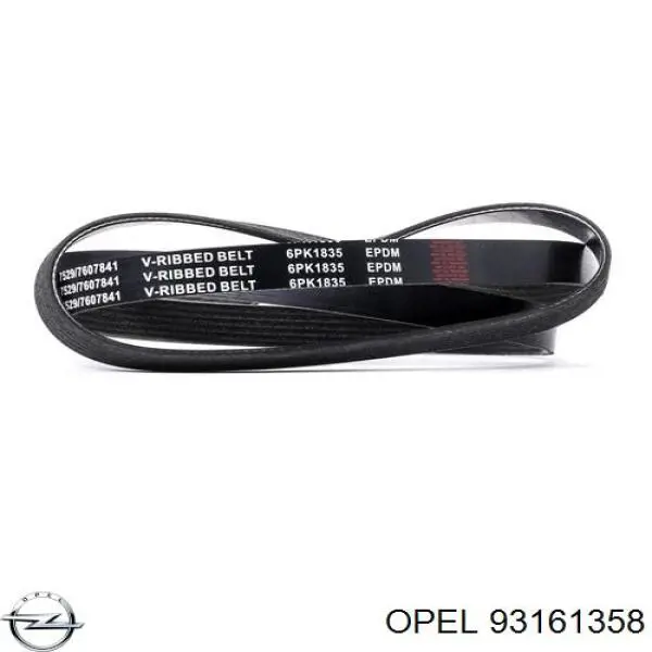 93161358 Opel Поликлиновый ремень