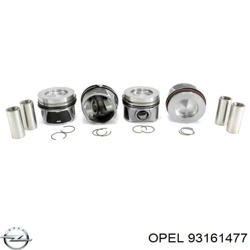 4430865 Opel поршень в комплекте на 1 цилиндр, std