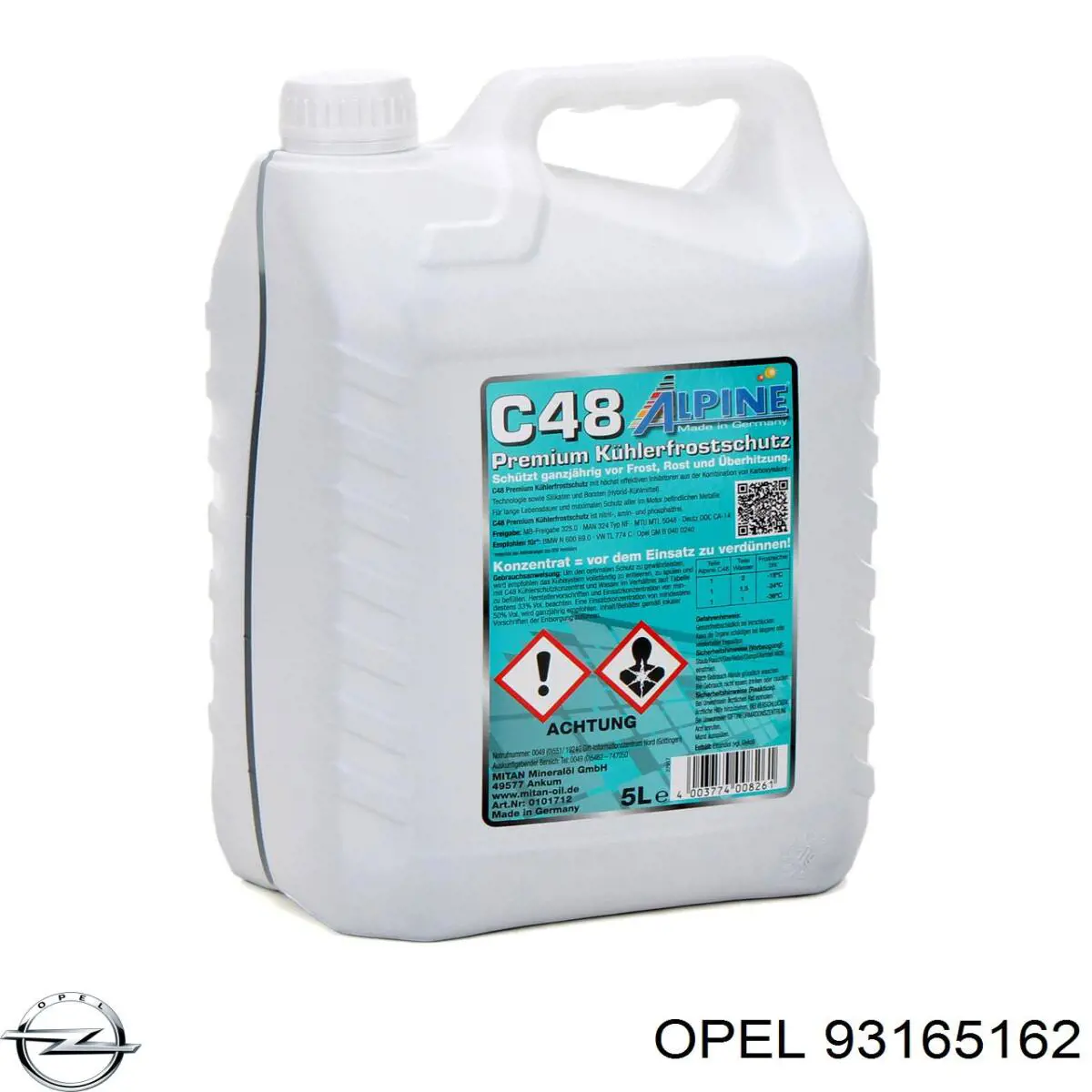 Антифриз 93165162 Opel