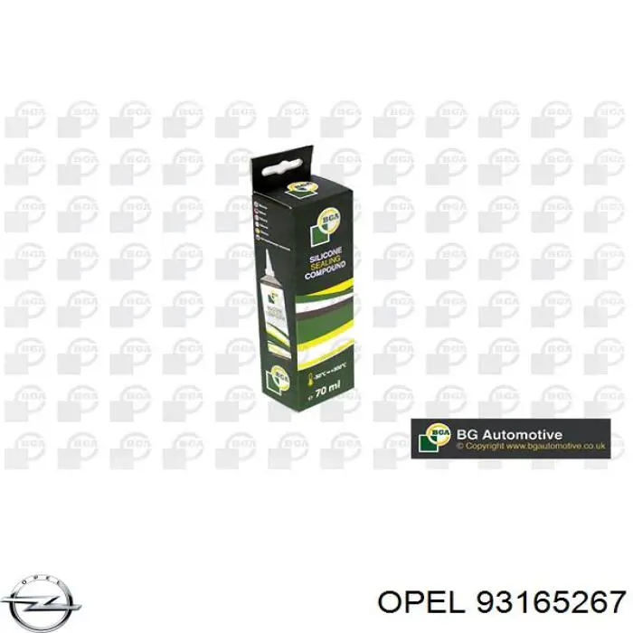 Высоко-температурный эластичный незастывающий герметик Opel 93165267 цена, от 7.42 USD