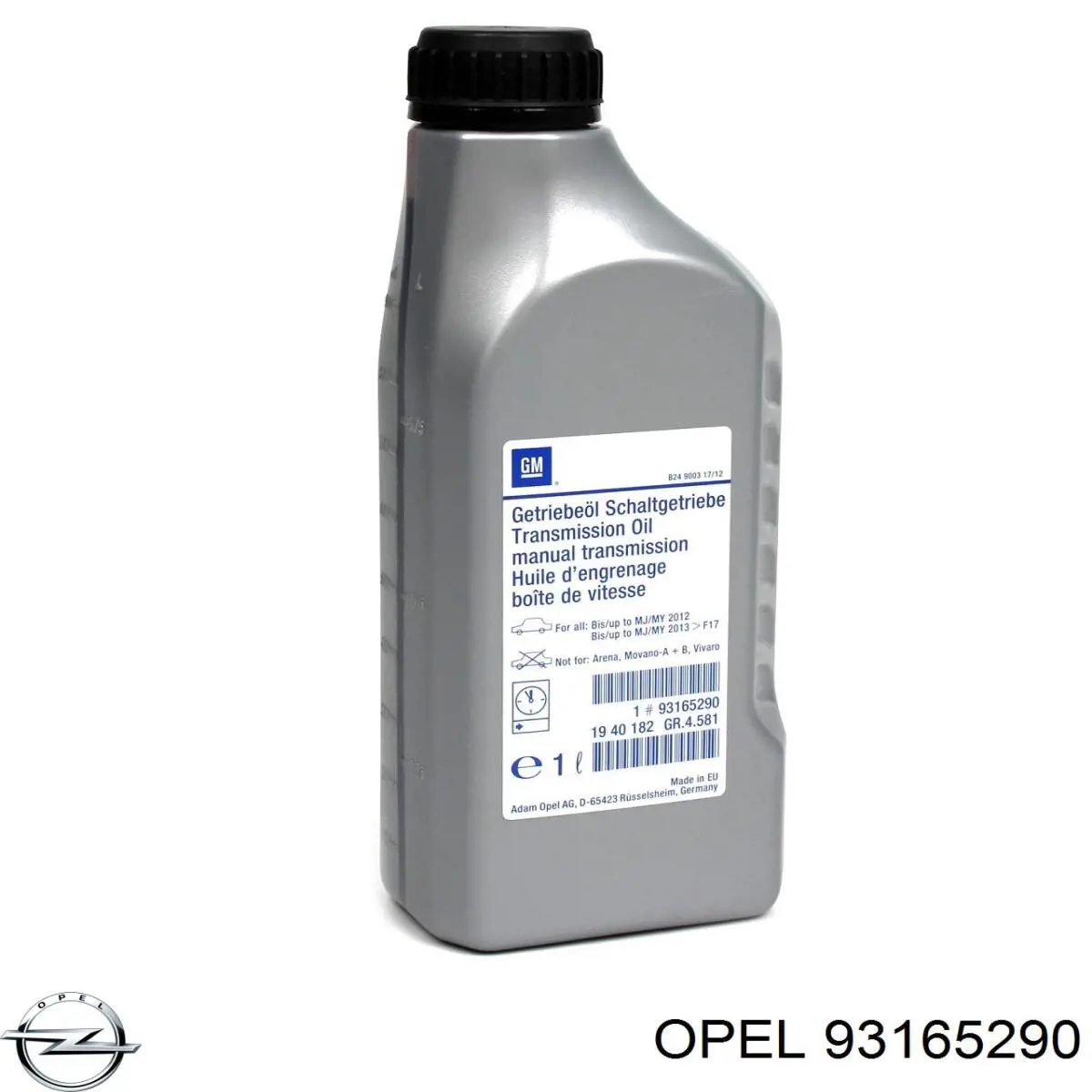 Масло трансмиссионное Opel 93165290 цена, от 23.42 USD