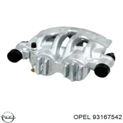 Суппорт тормозной передний левый 93167542 Opel