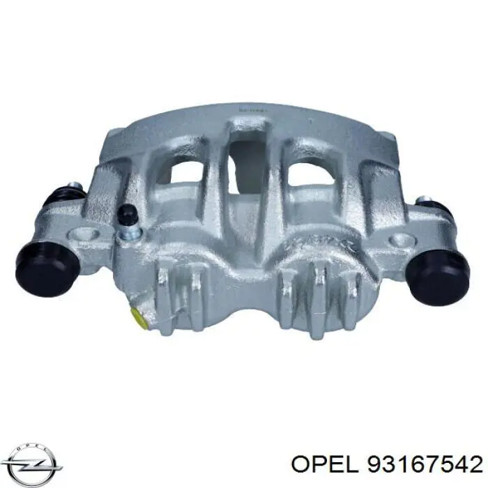 Купить 93167542 Opel Суппорт тормозной передний левый