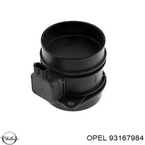 93167984 Opel sensor de fluxo (consumo de ar, medidor de consumo M.A.F. - (Mass Airflow))