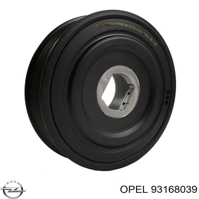 Шкив коленвала (демпфер) Opel 93168039 цена, от 99.25 USD