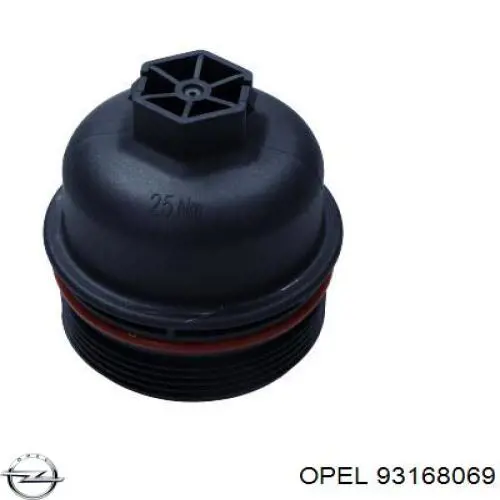 93168069 Opel tampa do filtro de óleo