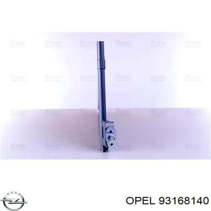 93168140 Opel radiador de aparelho de ar condicionado