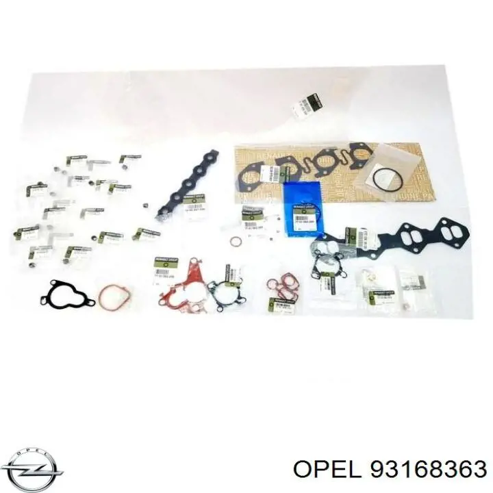 Купить 93168363 Opel Верхний комплект прокладок двигателя
