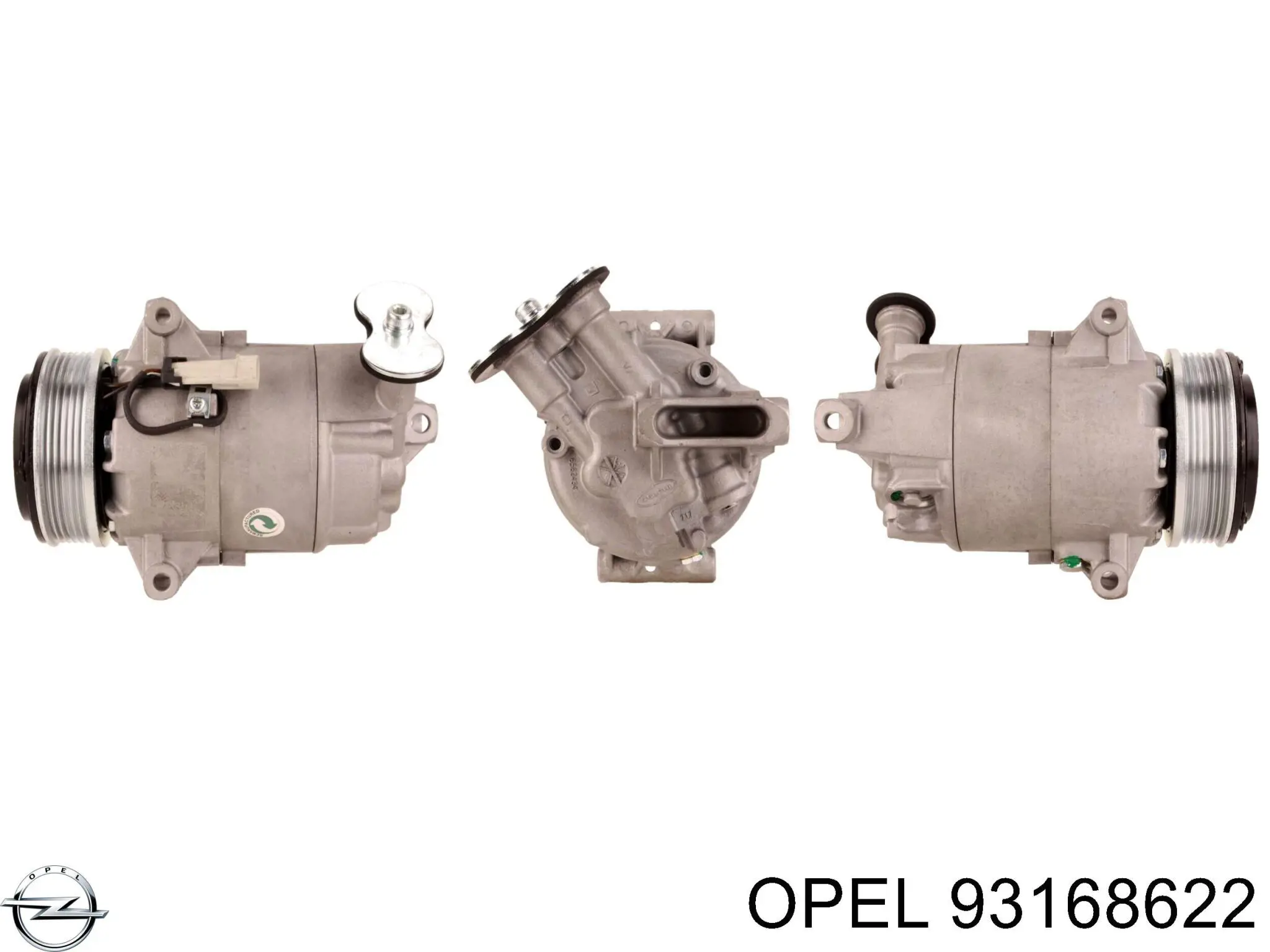 93168622 Opel Компрессор хладагента