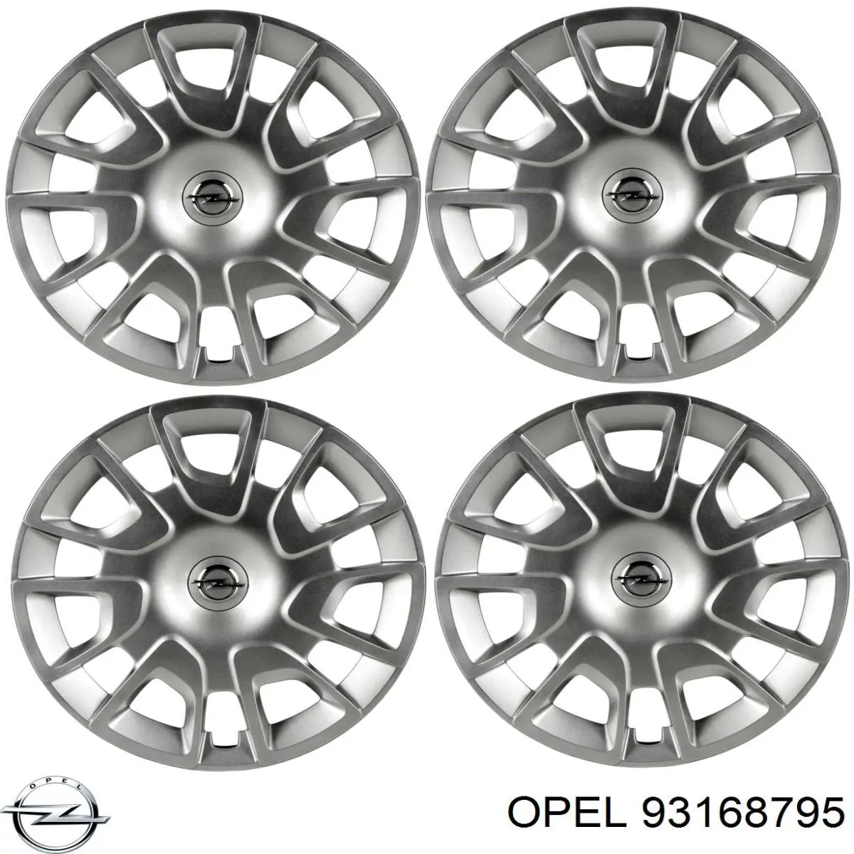 Купить 93168795 Opel Задние брызговики