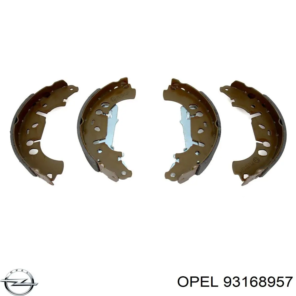 Барабанные колодки Opel 93168957