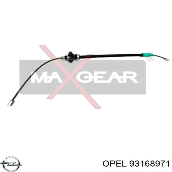 Трос ручного тормоза передний Opel 93168971 цена, от 18.44 USD