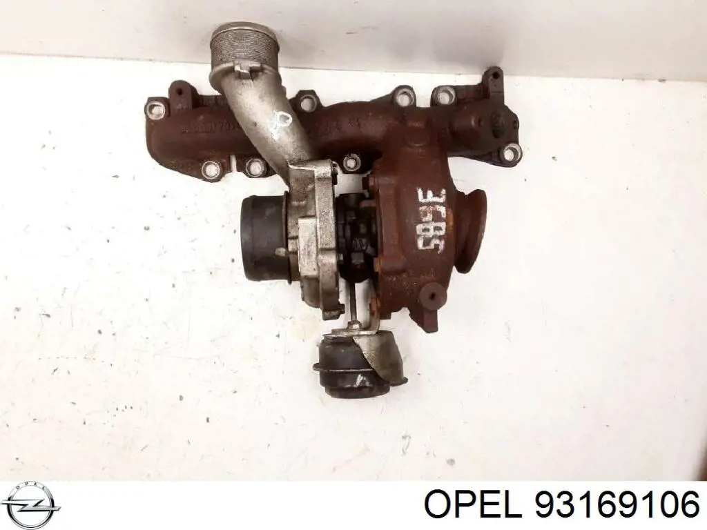 93169106 Opel турбина