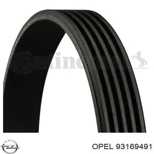 Купить 93169491 Opel Ремень генератора