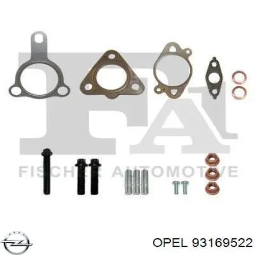 93169522 Opel Турбонаддув