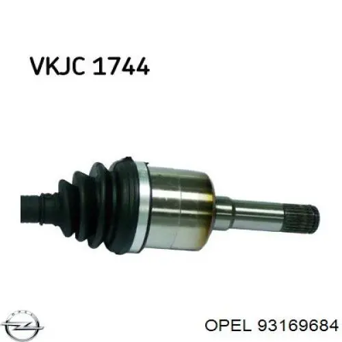 Привод передний левый Opel 93169684 цена, от 115.11 USD
