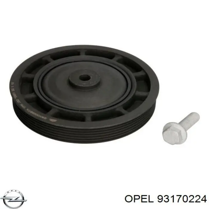 Шкив коленвала 93170224 Opel