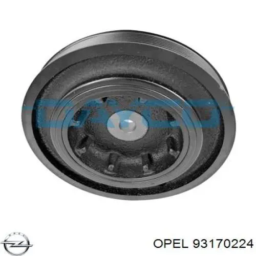 93170224 Opel Шкив коленчатого вала