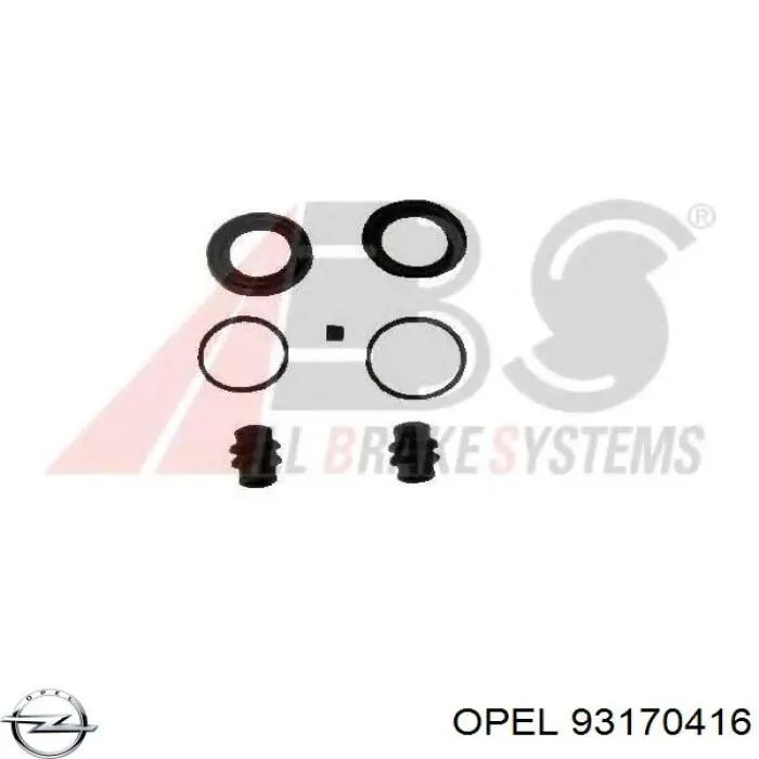 93170416 Opel ремкомплект суппорта тормозного переднего